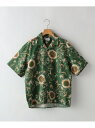 【SALE/40%OFF】SHIPS KIDS ARCH&LINE:155cm / サマー プリント シャツ シップス トップス シャツ・ブラウス グリーン【R...