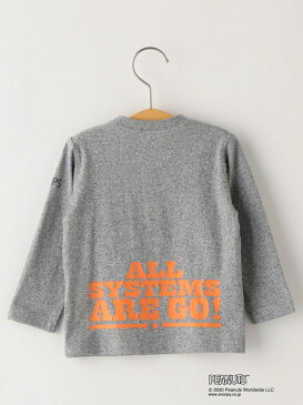 【SALE／37%OFF】SHIPS KIDS SHIPS KIDS:スヌーピー アストロノーツ TEE(80~90cm) シップス カットソー キッズカットソー グレー ネイビー【RBA_E】