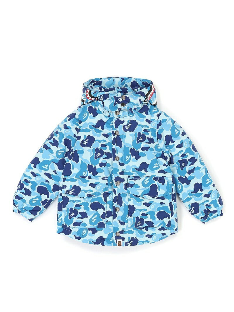 A BATHING APE ABC CAMO SHARK 4WAY DOWN JACKET K ア ベイシング エイプ ジャケット・アウター ダウンジャケット・ダウンベスト ピンク ブルー グリーン【送料無料】のサムネイル