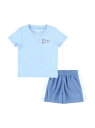 NIKE ベビー(80-90cm) セット商品 NIKE(ナイキ) NKN E1D1 SHORT SET ルーキーキッズ トップス その他のトップス ブルー カーキグリーン【送料無料】