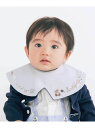 SLAP SLIP BABY 【お揃い】つけ襟風リバーシブルスタイベビー ベベ オンライン ストア マタニティウェア・ベビー用品 スタイ・よだれかけ ブルー ホ...