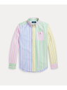 POLO RALPH LAUREN (ボーイズ 8才~20才)ストライプド コットン オックスフォード ファン シャツ ラルフローレン トップス シャツ・ブラウ...