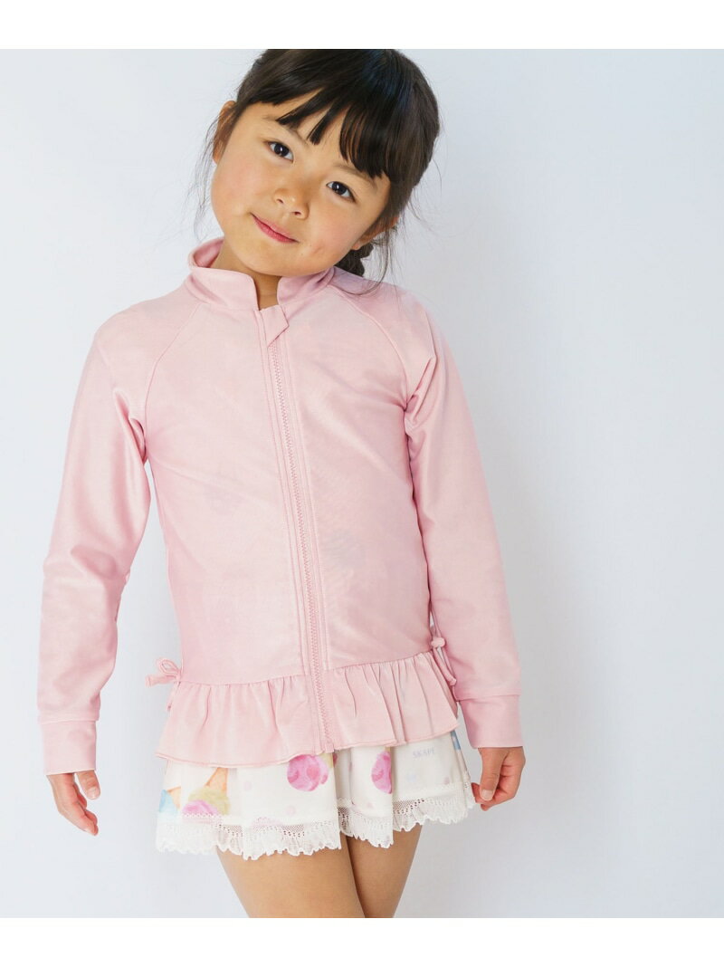 【SALE／20%OFF】SKAPE SKAPE/ジョジラッシュガード シ・シュ・ノン 水着・スイムグッズ ラッシュガード ホワイト ピンク【RBA_E】
