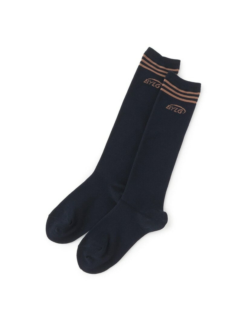 by LOVEiT ラインハイソックス ナルミヤオンライン 靴下・レッグウェア 靴下 ホワイト ネイビー グレーのサムネイル