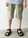 【SALE/75%OFF】SHIPS KIDS SHIPS KIDS:カーゴ ショーツ(100~130cm) シップス パンツ その他のパンツ ブルー ネイビー ベージュ【RBA_E】