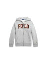 【SALE／30%OFF】POLO RALPH LAUREN (ボーイズ 8才~20才)ロゴ フリース フルジップ フーディ ラルフローレン トップス パーカー・フーディー グレー【RBA_E】【送料無料】