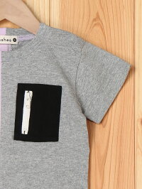 【SALE/40%OFF】branshes リメイク風半袖Tシャツ ブランシェス カットソー【RBA_S】【RBA_E】