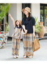 【SALE/65%OFF】URBAN RESEARCH DOORS 『セットアップ対応/親子リンク』レーヨンリネンイージーパンツ(KIDS) アーバンリサーチドアーズ パンツ その他のパンツ イエロー ホワイト【RBA_E】