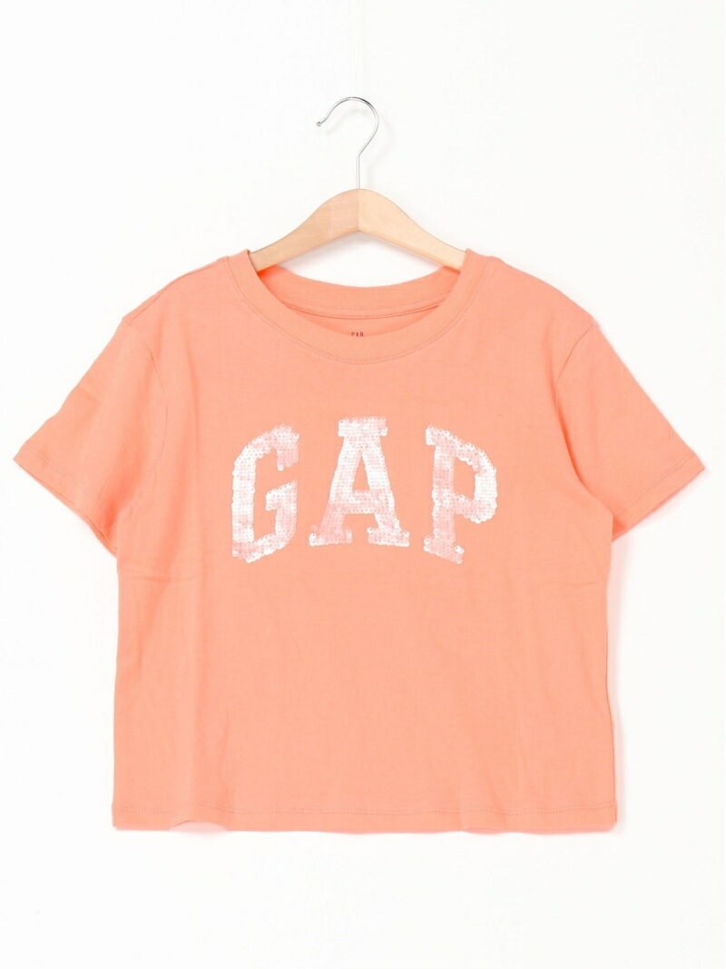 GAP (K)Gapロゴ 変身スパンコール Tシャツ (キッズ) ギャップ トップス カットソー・Tシャツ ホワイト パープル ピンクのサムネイル