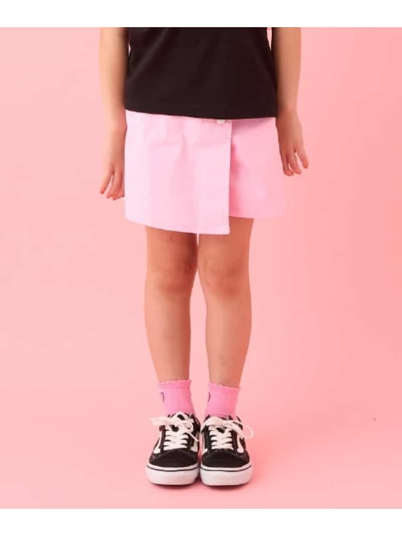 短褲 - 【SALE／50%OFF】MINIMAL ラップショートパンツ ナルミヤオンライン パンツ その他のパンツ ブルー ピンク グリーン ホワイト【RBA_E】