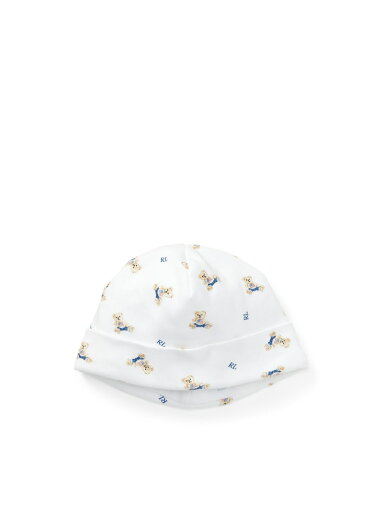 POLO RALPH LAUREN (ベビー)Polo ベア コットン インターロック ハット ラルフローレン マタニティウェア・ベビー用品 その他のベビーグッズ ホワイト【送料無料】 POLO RALPH LAUREN (ベビー)Polo ベア コットン インターロック ハット ラルフローレン マタニティウェア・ベビー用品 その他のベビーグッズ ホワイト【送料無料】