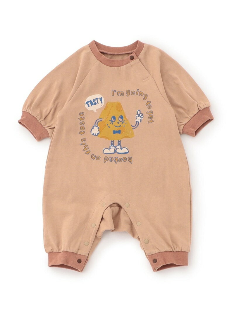 Ampersand 【リンク】バラエティ天竺カバーオール エフオーオンラインストア マタニティウェア・ベビー用品 ロンパース・カバーオール グレー ブルー イエ...