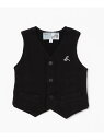 agnes b. ENFANT J630 L GILET ベビー b.ジレ アニエスベー ジャケット・アウター ダウンジャケット・ダウンベスト ブラック【送料無料】