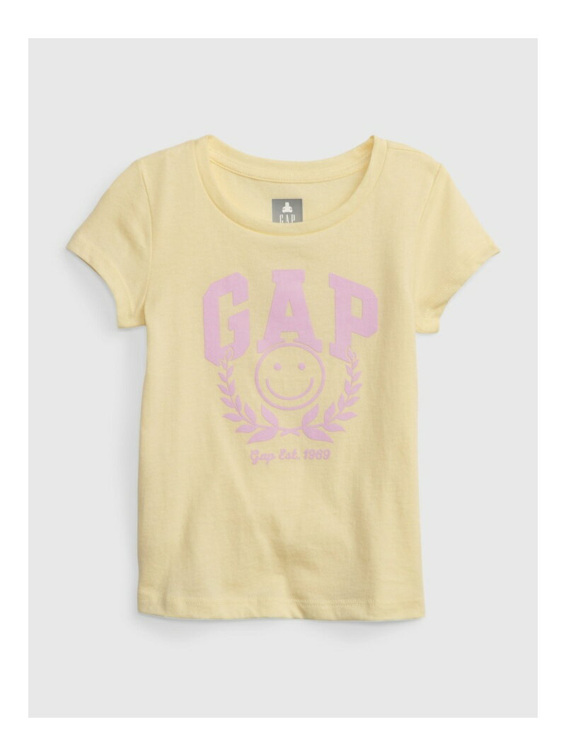 【SALE／59%OFF】GAP (K)Toddler 100% Organic Cotton Gap Logo T-Shirt ギャップ カットソー キッズカットソー ピンク イエロー【RBA_E】