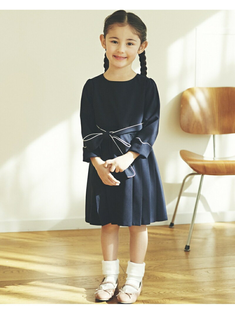 B Ming By Beams B Ming By Beams フォーマル ウエストリボン ワンピース 21fo 100 130cm ビームス ビーミング ライフストア バイ ビームス ワンピース シャツワンピース ネイビー 送料無料 のおすすめ キテミヨ Kitemiyo