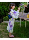 【SALE/41%OFF】子供服 Bee 【浴衣3点セット】綿100% セパレート 着付け 簡単 子供服 キッズ 女の子 カンコクコドモフク ビー 着物・浴衣・...