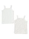 【SALE/10%OFF】petit main 【弱酸性】キャミ肌着2P ナルミヤオンライン インナー・ルームウェア その他のインナー・ルームウェア ブルー ピンク ホワイト【RBA_E】