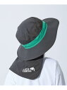 devirock 【神戸須磨シーワールドコラボ】つばが広いUVカット サファリハット 帽子 ハット 25SS デビロック 帽子 ハット グレー ブラック