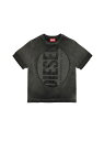 【SALE/40%OFF】DIESEL キッズ Tシャツ TASHY OVER ディーゼル トップス カットソー・Tシャツ ブラック【RBA_E】【送料無料】
