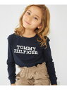 【SALE／40%OFF】TOMMY HILFIGER (K)TOMMY HILFIGER(トミーヒルフィガー) BOYS ロゴロングスリーブTシャツ トミーヒルフィガー トップス カットソー・Tシャツ ネイビー カーキ グレー【RBA_E】【送料無料】