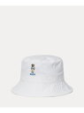 POLO RALPH LAUREN (ボーイズ 8才~20才)Polo ベア コットン ツイル バケット ハット ラルフローレン 帽子 ハット ホワイト【送料無...