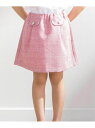 BeBe Petits Pois Vert カラフルツイードキュロット(95~150cm) ベベ オンライン ストア パンツ キュロット ピンク ブルー【送料無...