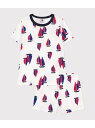 PETIT BATEAU 半袖パジャマ プチバトー インナー・ルームウェア パジャマ【送料無料】
