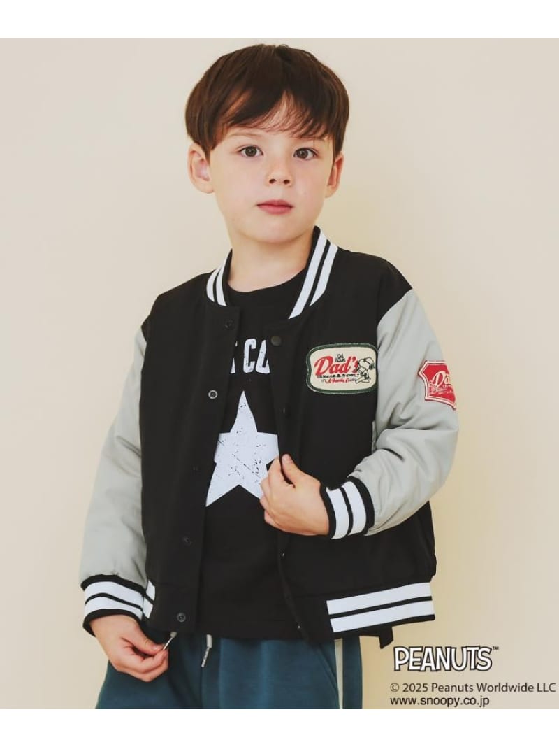 【SALE／10%OFF】THE SHOP TK 【110-160】PEANUTS / ピーナッツ 刺繡スタジャン ザ ショップ ティーケ..