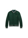 POLO RALPH LAUREN (ボーイズ 8才~20才)フリース ベースボール ジャケット ラルフローレン ジャケット・アウター ブルゾン・ジャンパー グリーン【送料無料】