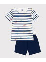 PETIT BATEAU 半袖パジャマ プチバトー インナー・ルームウェア パジャマ【送料無料】