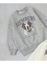 【SALE/31%OFF】devirock デビラボ プリント 裏起毛 BIGシルエットトレーナー デビロック トップス スウェット・トレーナー グリーン ホワ...