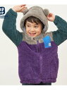 【SALE/50%OFF】KP KPBOY(ケーピーボーイ)クレイジークマボアジャケット(80~120) ナルミヤオンライン ジャケット・アウター その他のジャケット・アウター ネイビー パープル【RBA_E】【送料無料】