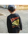 branshes 【WEB限定/DRC/お肌に嬉しい綿100%】アソートグラフィック長袖Tシャツ ブランシェス トップス カットソー・Tシャツ レッド グリーン...
