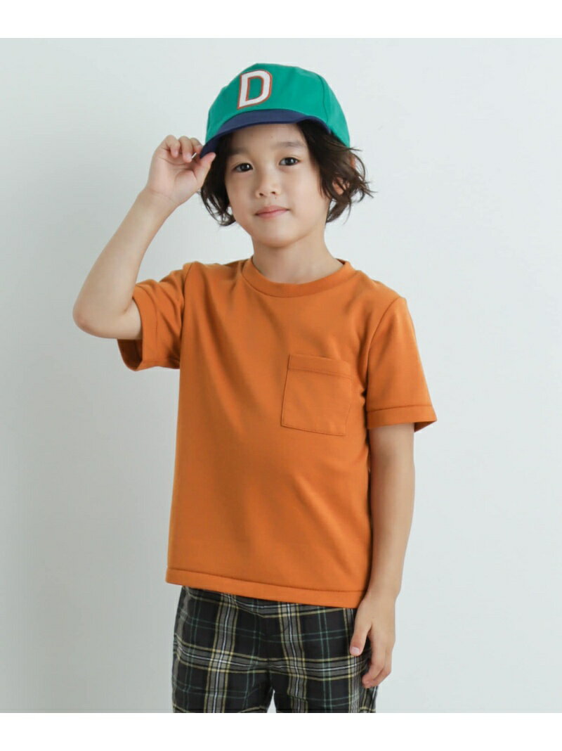 【SALE／30%OFF】URBAN RESEARCH DOORS ポンチポケットTシャツ(KIDS) アーバンリサーチドアーズ トップス その他のトップス オレンジ ベージュ ブルー【RBA_E】