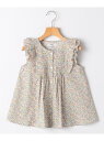 【SALE/30%OFF】SHIPS KIDS SHIPS KIDS:140~150cm / リバティ フリル ブラウス シップス トップス シャツ・ブラウス イエロー ピンク【RBA_E】【送料無料】