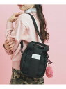 【SALE/50%OFF】PINK-latte 【2WAY】カジュアルミニショルダー ピンク ラテ バッグ ショルダーバッグ ブラック カーキグリーン パープル...