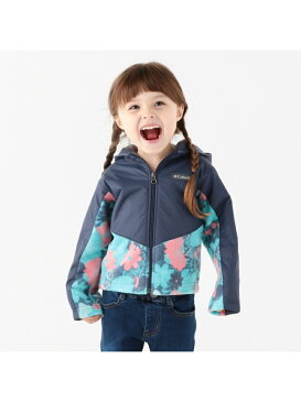 【SALE／30%OFF】Columbia 【KIDS】スティーンズマウンテンオーバーレイフーディ コロンビア コート/ジャケット マウンテンパーカー ブルー ネイビー ピンク【RBA_E】