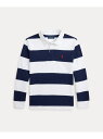 POLO RALPH LAUREN (ボーイズ 8才~20才)アイコニック ラグビー シャツ ラルフローレン トップス カットソー・Tシャツ ブルー【送料無料】