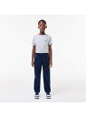 LACOSTE JUNIORストレッチカーゴパンツ ラコステ パンツ カーゴパンツ ネイビー ブラウン【送料無料】