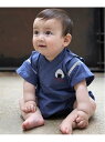 petit main boys babyアソート甚平 ナルミヤオンライン 着物・浴衣・和装小物 浴衣 ブルー ネイビー