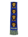 A BATHING APE BABY MILO KNIT SCARF K ア ベイシング エイプ ファッショングッズ マフラー/スヌード ブルー ピンク イエロー【送料無料】