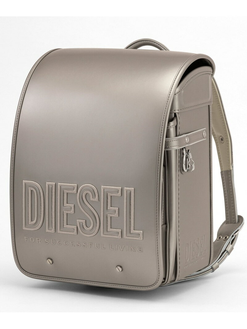 DIESEL DIESEL/エンブロイダリー ディーゼル ビスコット ロゴ ランドセル シフォン バッグ ランドセル シルバー カーキグリーン ブラック パープル レッド ピンク【送料無料】
