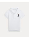 POLO RALPH LAUREN (ベビー)Polo ベア コットン メッシュ ポロシャツ ラルフローレン トップス ポロシャツ ホワイト【送料無料】