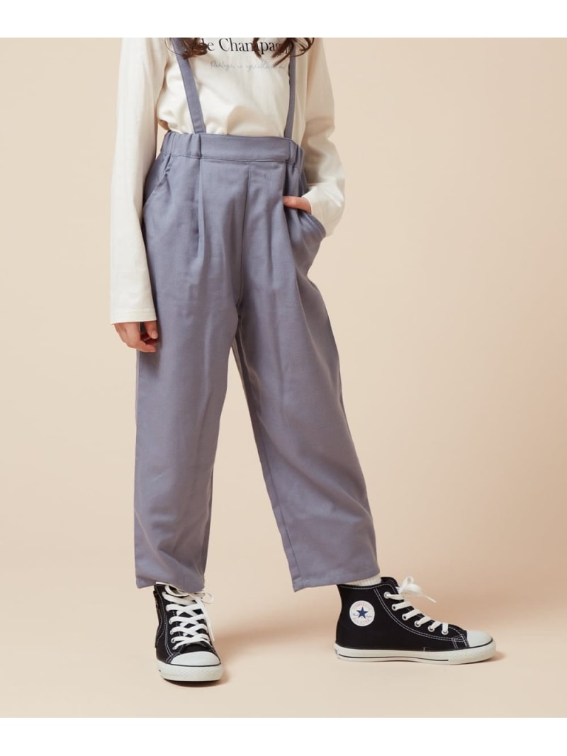 【SALE／20%OFF】a.v.v [120-160サスペンダー付きテーパードパンツ アー・ヴェ・ヴェ パンツ その他の..