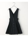 【SALE／64%OFF】COMME CA FILLE モックロディ ジャンパースカート コムサ・フィユ ワンピース・ドレス ジャンパースカート ネイビー【RBA_E】【送料無料】