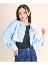 【SALE/50%OFF】ZIDDY 【 ニコ☆プチ 掲載 】ドロストショート丈シャツ&タンクトップセット(130~160cm) ベベ オンライン ストア スー...