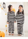 Brightlele 「 囚人ズボンタイプKIDS 」 ハロウィン 衣装 子供 仮装 コスプレ 囚人 囚人服 可愛い ブライトララ ファッション雑貨 その他のフ...