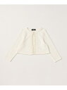 【SALE/10%OFF】COMME CA ISM ボレロカーディガン(110-130cm) コムサイズム トップス カーディガン ホワイト【RBA_E】【送料...