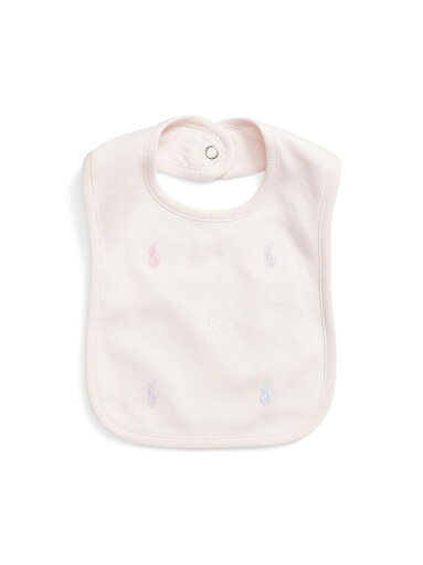 POLO RALPH LAUREN (ベビー)Polo ポニー コットン インターロック ビブ ラルフローレン マタニティウェア・ベビー用品 スタイ・よだれかけ ピンク【送料無料】 POLO RALPH LAUREN (ベビー)Polo ポニー コットン インターロック ビブ ラルフローレン マタニティウェア・ベビー用品 スタイ・よだれかけ ピンク【送料無料】