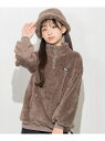 【SALE／50%OFF】ZIDDY 【 ニコ☆プチ 掲載 】ボアバケハ&+ハーフジップトレーナー(130~160cm) ベベ オンライン ストア 福袋・ギフト・その他 その他 ブラウン ホワイト【RBA_E】